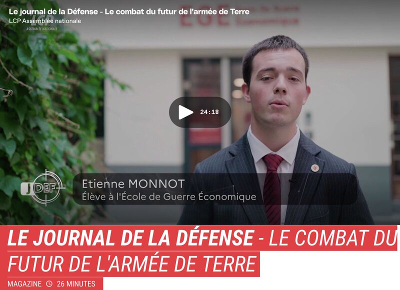 EGE dans le JDF de septembre